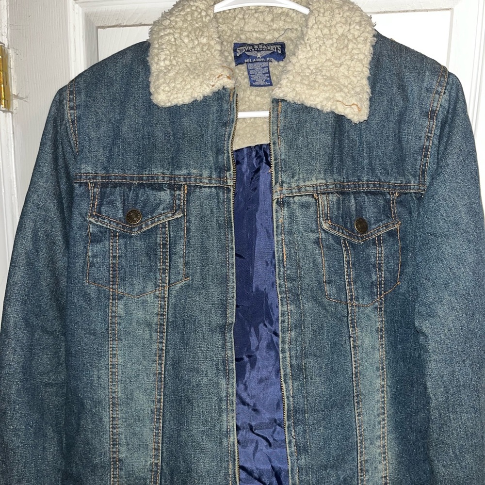 Steve and Barry’s relaxed fit denim jacket Sz S